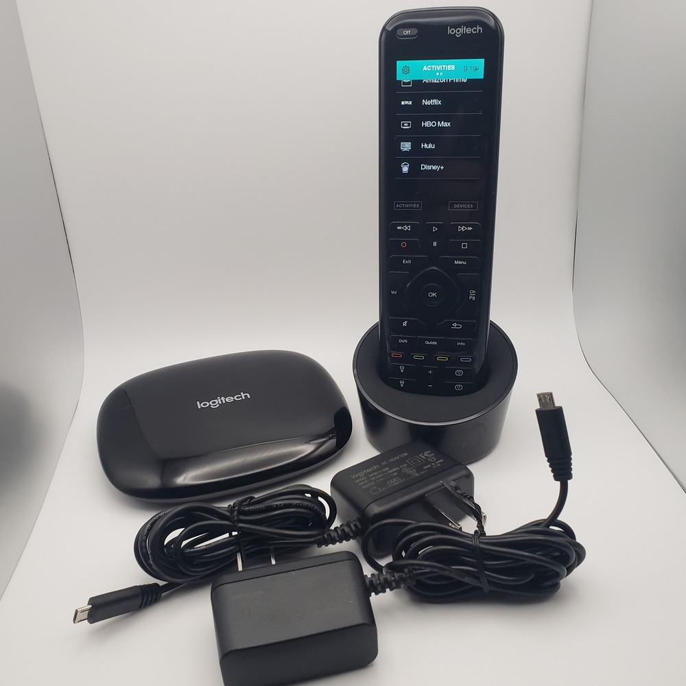 Logitech Harmony Elite Universal Remote Hub Bundle Black N-R0010 Smart Home